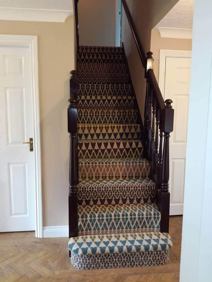 Hall stairs and landing after Juby Interior design (design, supply,fit and project manage)