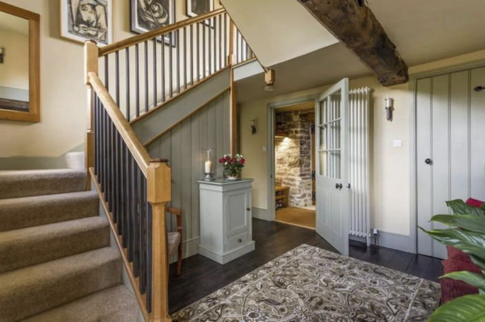 Juby-interior-design by Kirstie. Interior design and décor for a grand hall stairs and landing.